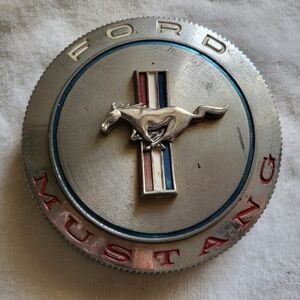 VTG Ford Mustang Silver Gas Cap 1966